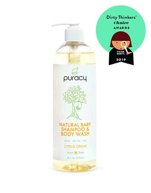 Puracy natural baby shampoo and body wash