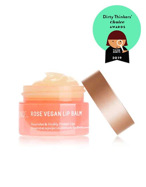 Rose vegan lip balm