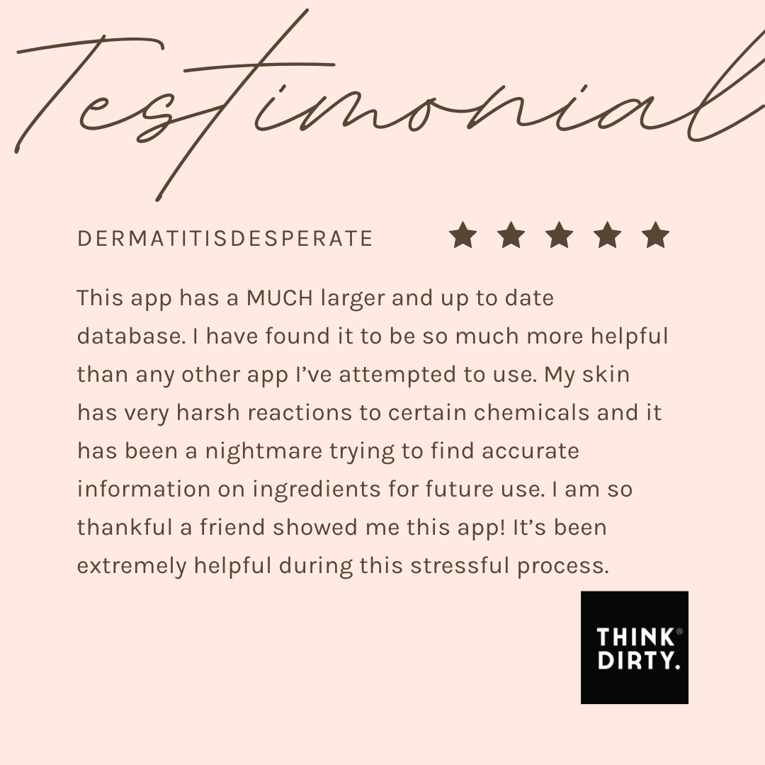 Think Dirty® Shop Clean - Clean Beauty App - Shop Clean Products ...